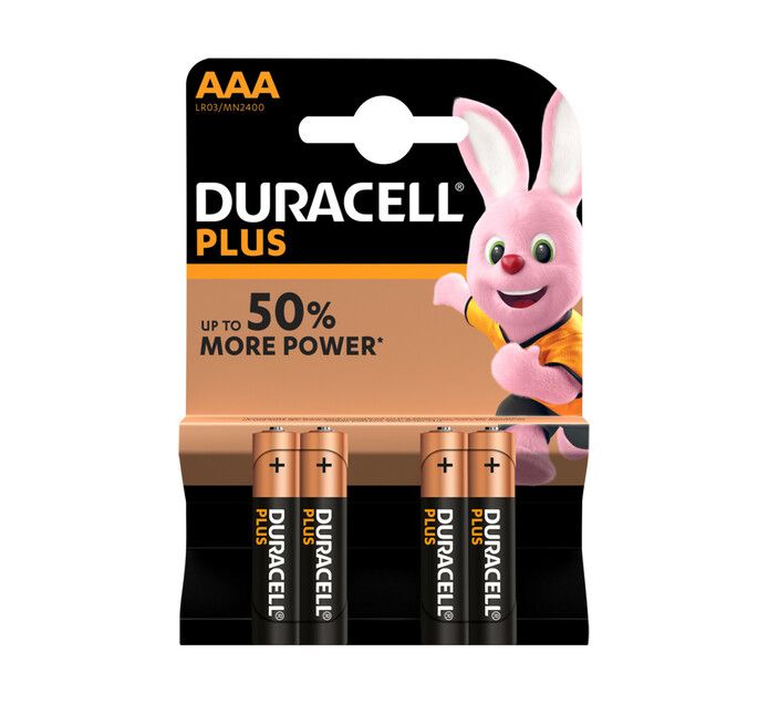 Duracell Battery Plus Aaa 4+2Lr03/Mn2400