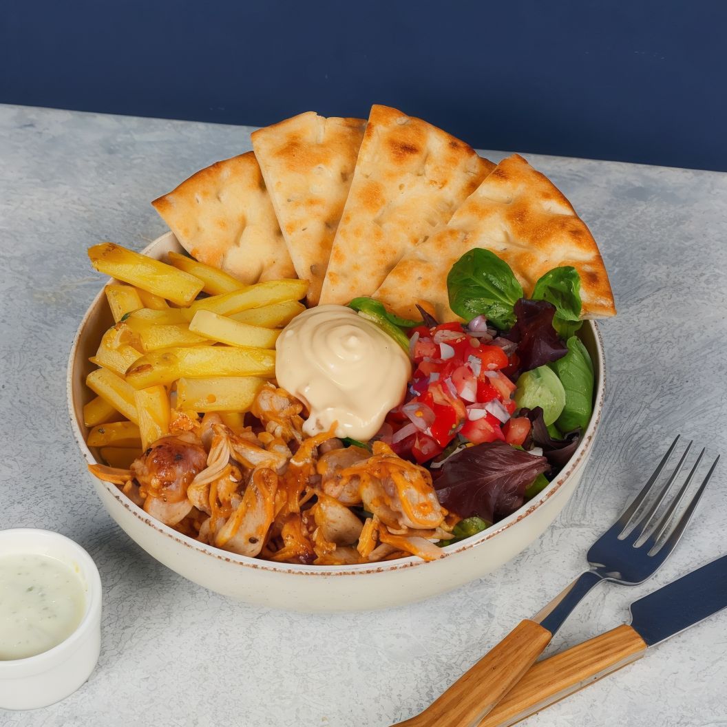 Pita BOWL de Pollo