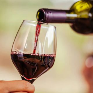 Bottle of House Red Wine