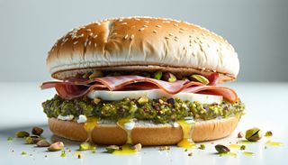 Hamburger pistacchio