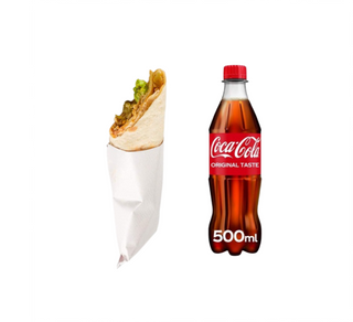 Tortilla s kulenom  & Coca-Cola 0.5 l