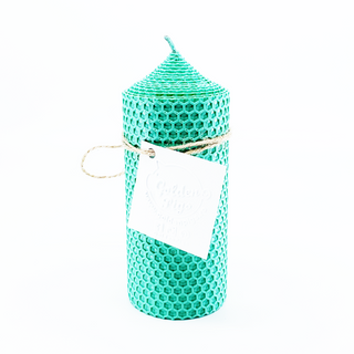 Lumanare ceara naturala H15xD7 cm  Green