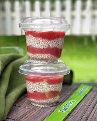 Чіа-пудинг полуничний (200г)