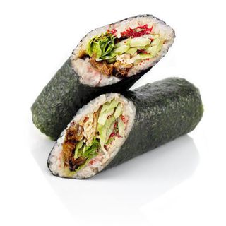 სუშირიტო გველთევზათი/Sushiritto with Unagi Tempura