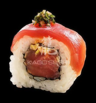 California uramaki Tuńczyk bluefin z salsą kolendrową 5szt