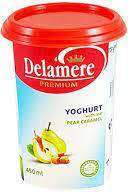 Delamere Pear Caramel Fruit Yoghurt 450Ml Cup
