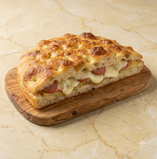 Focaccia wurstel