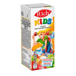 Сік яблучно-виноградний Rich 0.2
