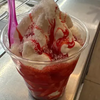 Yogurt medio con salse