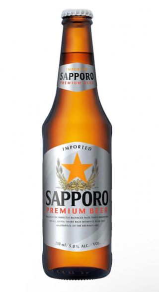 Cerveza japonesa Sapporo Botella 330ml