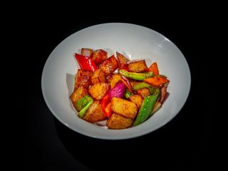 114P. Patatas Con Salsa De Ostras