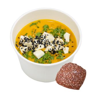 Supa de linte cu tofu