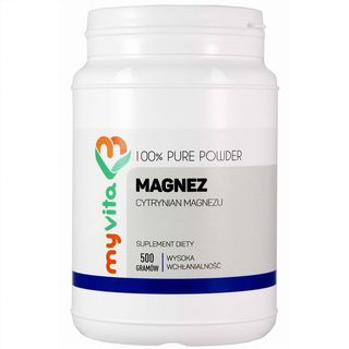 Cytrynian magnezu proszek 500g MyVita