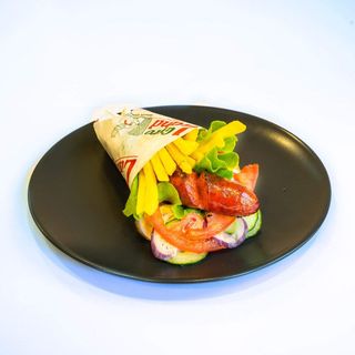 Гирос с наденица (350г)