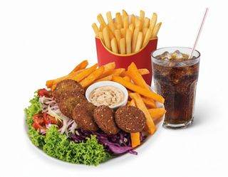 Menù piatto falafel