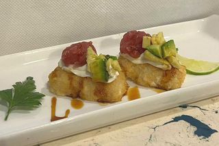 Crispy rice tuna 4 pezzi