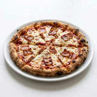Pizza De Jamón York Y Bacon