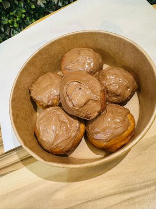 Mini gogosi cu nutella