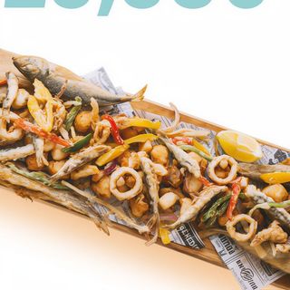 Fritura de pescados para 2 personas