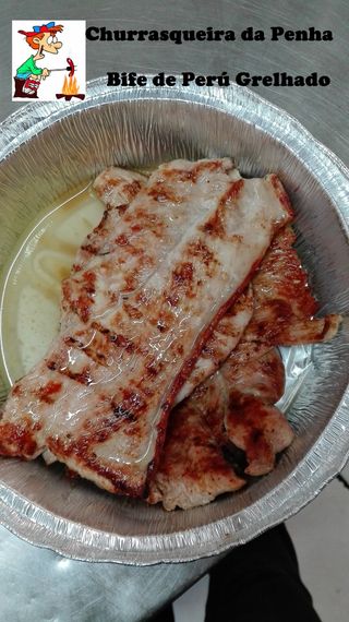 Bife de Peru com Arroz