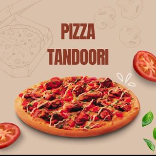 Pizza pollo tandoori (32 cm.)