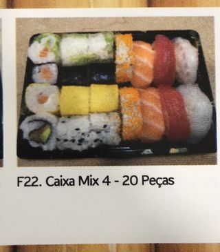F22. Caixa Mix 4 - 20 Peças