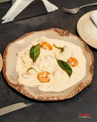 Ravioli gambas