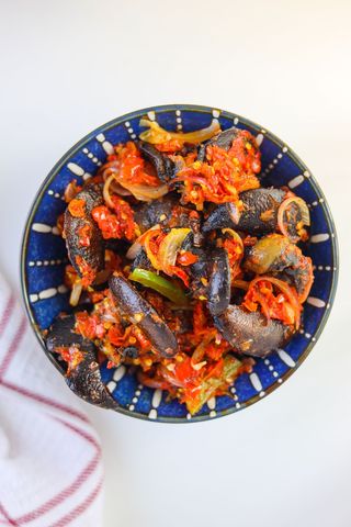 Grilled Peppered Snail & Fries