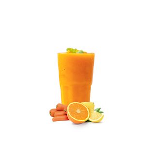 Jus d'orange, citron et carotte