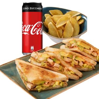 Combo Guaca Club Sandwich