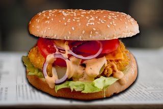 Флафел  бургер меню (400г)