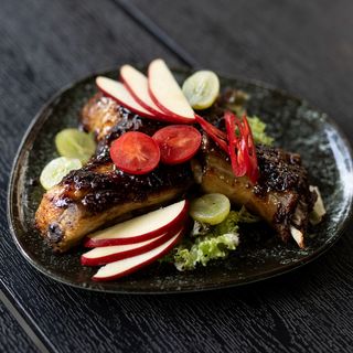 Реберця в  малиновому теріякі, 360 г