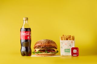 Комбо Чизбургер говяжий двойной