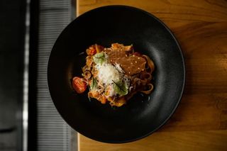 Тальятелле с овощами