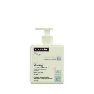 Suavinex, Champú Extra-Suave. Nueva Fórmula Microbiome Tech Inpirada En El Microbioma Cutáneo, 500Ml