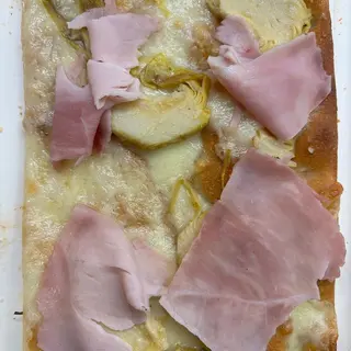 Crostino carciofi & cotto al trancio