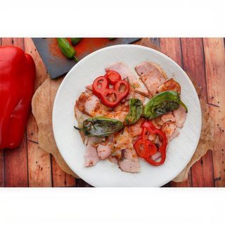 Lacón con pimientos
