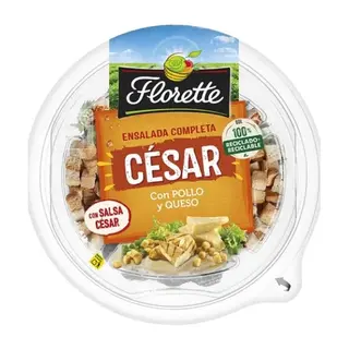 Ensalada César Con Pollo Y Queso Florette Envase 205 Gr.