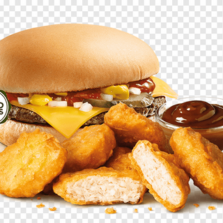 Cheese Burger + Nuggets Pack 6