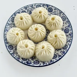 19B pan chino relleno de carne (2 piezas)
