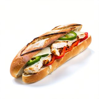Bocadillo De Mancheguito De Pollo