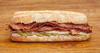 Bacón con Queso emmental