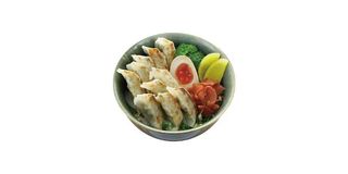 Gyoza don (chicken or veggie)