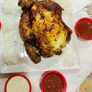 Pollo A L`Ast (5 Uds.) Con Arroz