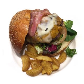 Hambuguesa BBQ Cheese Burger