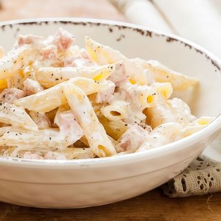 Pennette panna e prosciutto
