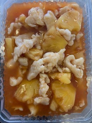 5В. Пиле с ананас (800г)