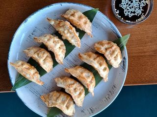 Смажені Gyoza з креветкою