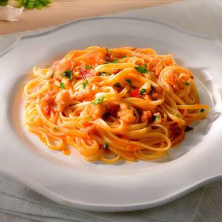 ESPARGUETE COM GAMBERONI