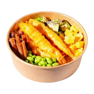 Hero bowl z krewetkami w tempurze